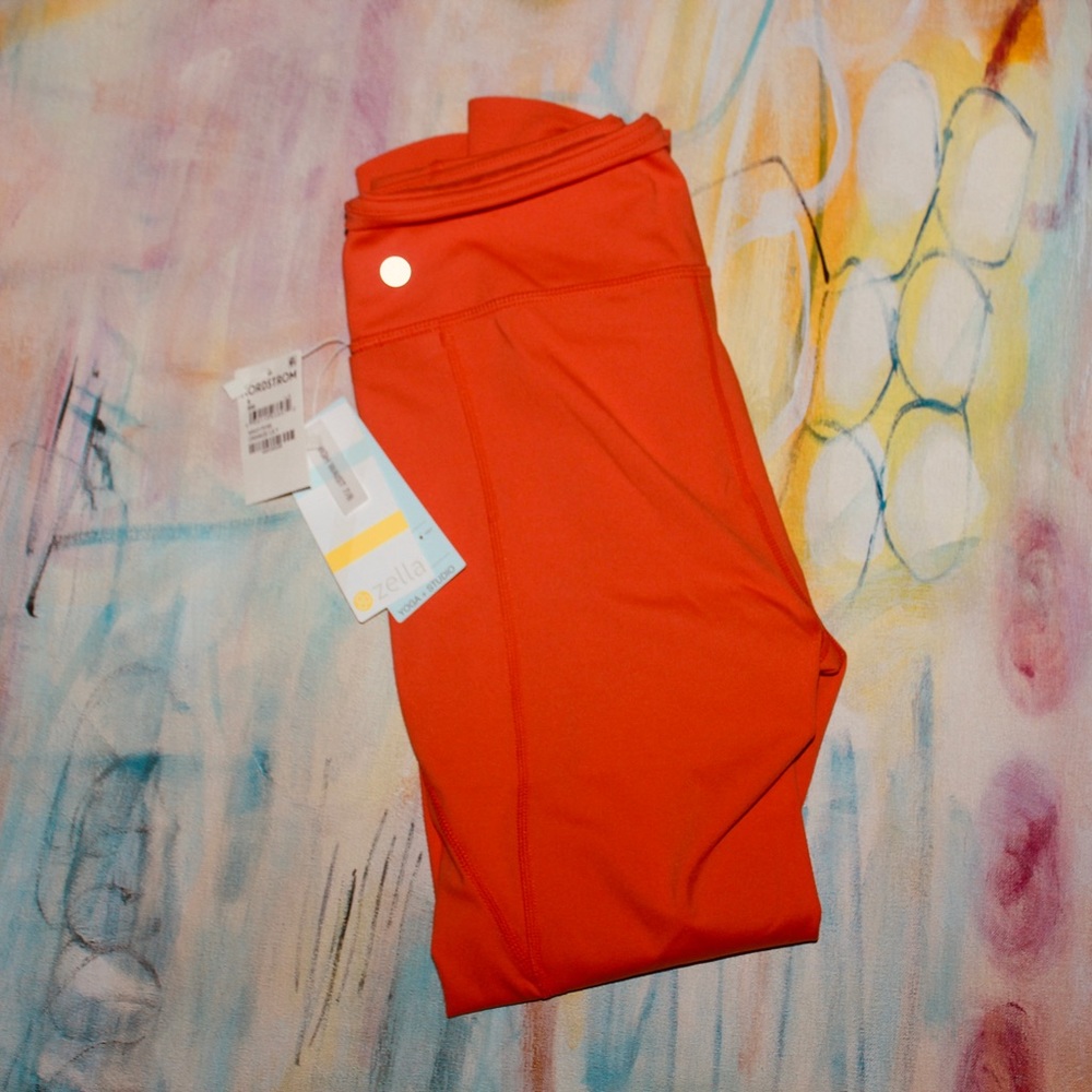 Zella orange leggings